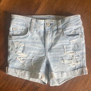American Eagle Next Level Stretch Midi Denim Short